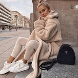 Zoe - Langer Teddymantel