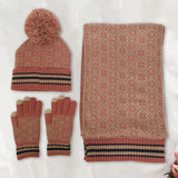4-teiliges Strickset für Damen