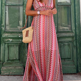 Lisa™ - Tribal Boho Halterneck Maxikleid