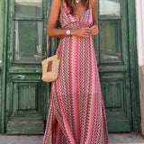 Lisa™ - Tribal Boho Halterneck Maxikleid