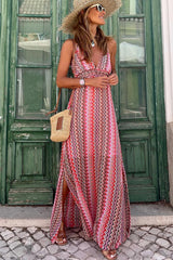 Lisa™ - Tribal Boho Halterneck Maxikleid