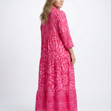 Marielle | Knopf-Front Midi-Kleid