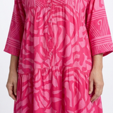 Marielle | Knopf-Front Midi-Kleid