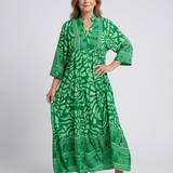 Marielle | Knopf-Front Midi-Kleid