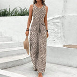 Eliana - Ärmelloser Jumpsuit Mit Rundhalsausschnitt