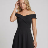 Lana | Damen Off-Shoulder Maxikleid