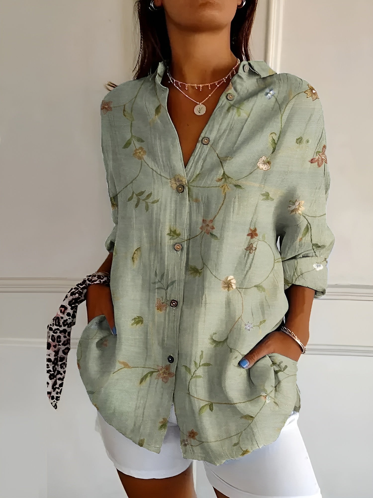 Avril™ | Schicke Bluse mit verspielten Drucken