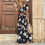 Teske™ - Maxi Ibiza Kleid - Inklusive Gürtel