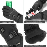 Beheizte wasserdichte Handschuhe mit rutschfestem Griff