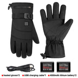 Beheizte wasserdichte Handschuhe mit rutschfestem Griff