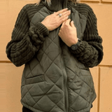 Elena | Damen Cardigan mit langen Ärmeln und Taschen