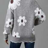 Camila | Damen V-Ausschnitt Langarmpullover