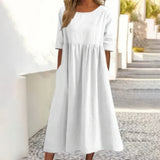Maikee™ - kleid mit Rundhalsausschnitt und Taschen